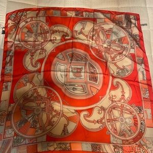Hermes Washington carriage scarf